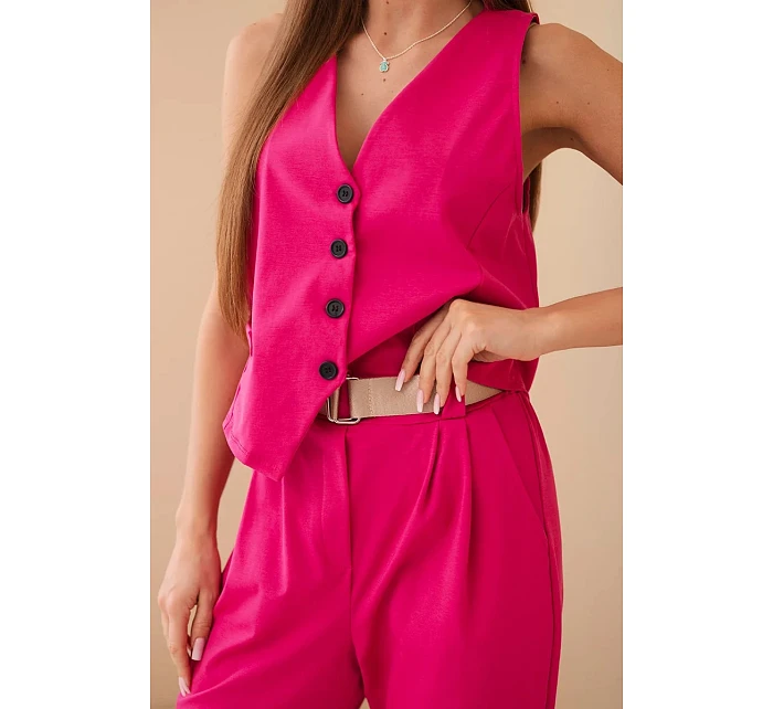 Set vesta + kalhoty světle růžová Set vesta + kalhoty světle růžová