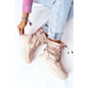 Dámské Sněhule Zlaté Starbone Dámské Sněhule Zlaté Starbone