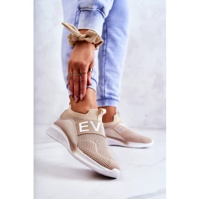 Dámská sportovní obuv nazouvací béžová model 21583634 - VINCEZA