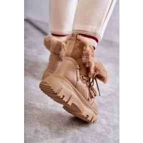 Teplé boty Trappers Tmavě béžová model 21595278 - Boto Teplé boty Trappers Tmavě béžová model 21595278 - Boto