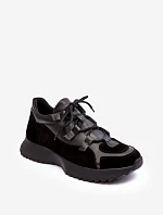 Dámské kožené sportovní boty M01/2 Zazoo černé