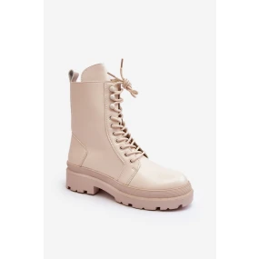 Dámské pracovní boty z ekokože světle béžové Irande Dámské pracovní boty z ekokože světle béžové Irande