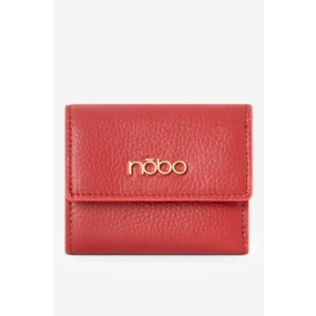 Dámská Malá Peněženka Z Přírodní Kůže Nobo NPUR-LR110-C005 Červená