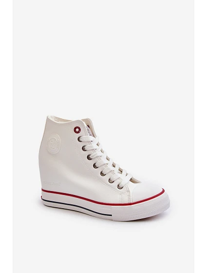 Dámské tenisky na podpatku model 21652944 bílé - Cross Jeans
