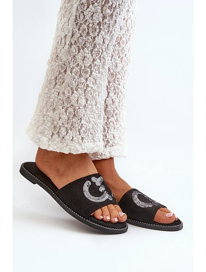 Dámské Ploché Žabky S  Černé model 21665080 - S.Barski