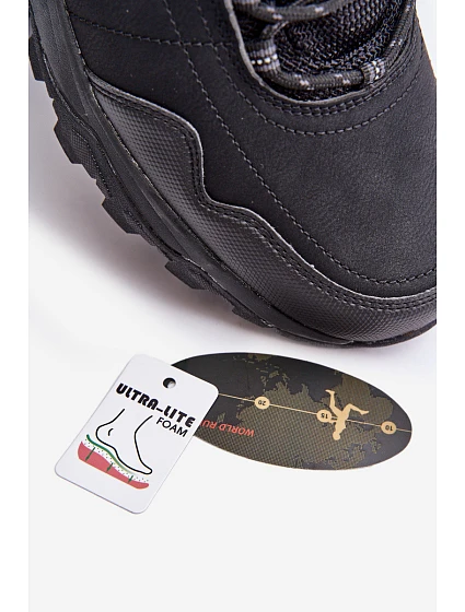 Zateplené Lehká Pánská Trekingová Obuv model 21673162 Černá - EVENTO