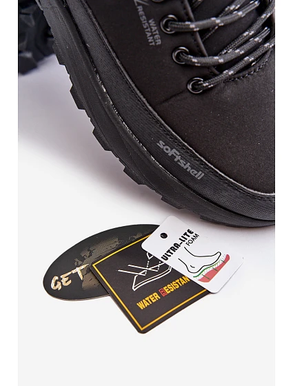 Lehké Sportovní Trekingové Boty Pánské Černé model 21673185 - EVENTO