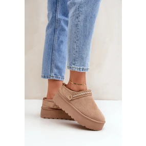 Sněhule S Dekorativním Vyšíváním Béžové Selithria Sněhule S Dekorativním Vyšíváním Béžové Selithria