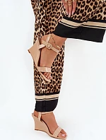 Lakované Dámské Sandály Na Klínu Nude Vliraya