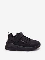 Dětské Lehké Sportovní Boty Na Platformě Černé Mirivia