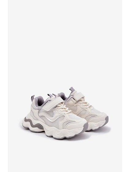 Dětské Tenisky Na Silné Podešvi Bílé model 21692427 - Boto