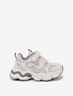 Dětské Tenisky Na Silné Podešvi Bílé Lianees