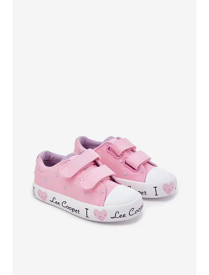 Dívčí Tenisky Na Suchý Zip model 21693978 Růžové - Lee Cooper