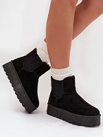 Dámské Sněhule S Elastickým Vložením Černé Kiora