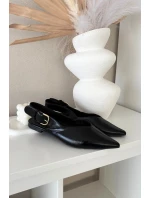 Lakované baleríny s přezkou Černé Rinalle Lakované baleríny s přezkou Černé Rinalle