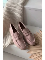 Dámské z eko semiše Špinavě růžová model 21900438 - Boto