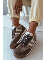 Sportovní tenisky Dámské Hnědé model 21919349 - Boto Sportovní tenisky Dámské Hnědé model 21919349 - Boto