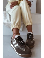 Sportovní tenisky Dámské Hnědé model 21919349 - Boto Sportovní tenisky Dámské Hnědé model 21919349 - Boto