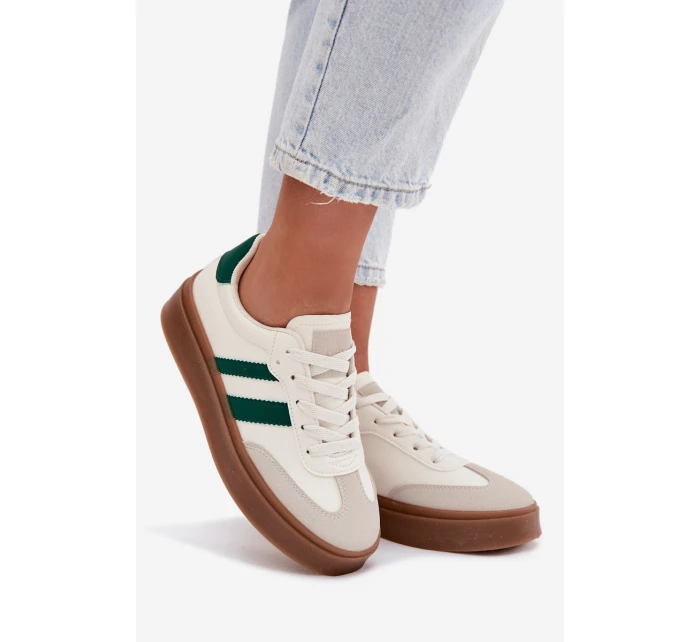 Dámské tenisky na platformě z eko kůže model 21915115 - Boto Dámské tenisky na platformě z eko kůže model 21915115 - Boto