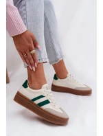 Dámské tenisky na platformě z eko kůže model 21915115 - Boto Dámské tenisky na platformě z eko kůže model 21915115 - Boto