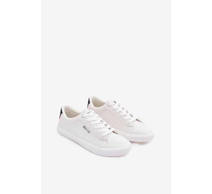 Pánské Tenisky Eko Kůže Big Star OO174018 Bílé Pánské Tenisky Eko Kůže Big Star OO174018 Bílé