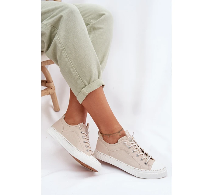 Dámské tenisky Big Star Béžové Dámské tenisky Big Star Béžové