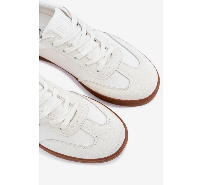 Pánské Sneakers Big Star model 22046222 Bílé - Big Star Shoes Pánské Sneakers Big Star model 22046222 Bílé - Big Star Shoes