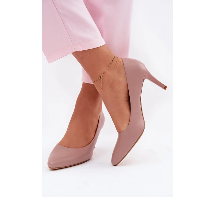 Fialové eko kožené lodičky Sergio Leone Fialové eko kožené lodičky Sergio Leone