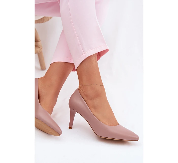 Fialové eko kožené lodičky Sergio Leone Fialové eko kožené lodičky Sergio Leone