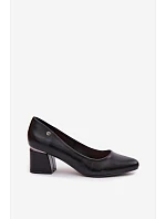 Lodičky na podpatku Vinceza 62292 Černé