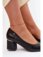 Lodičky na podpatku Vinceza 62292 Černé