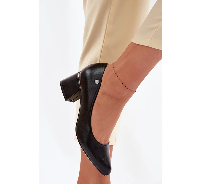 Lodičky na podpatku Vinceza 62292 Černé Lodičky na podpatku Vinceza 62292 Černé