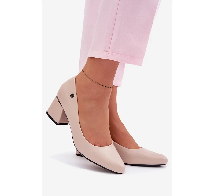 Lodičky na podpatku Vinceza Béžové Lodičky na podpatku Vinceza Béžové