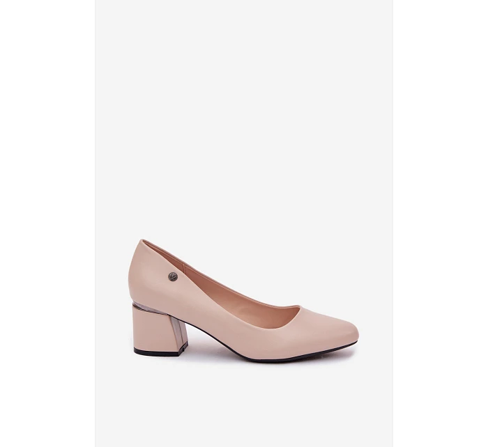 Lodičky na podpatku Vinceza Béžové Lodičky na podpatku Vinceza Béžové