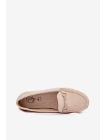 Dámské mokasíny ploché béžové model 22091861 - Boto