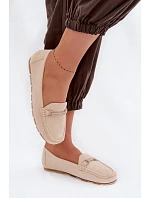 Dámské mokasíny ploché béžové model 22091861 - Boto