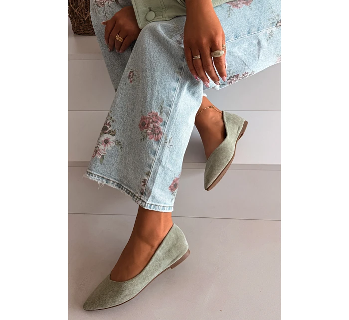 Zelené ekologické baleríny Lelisa Zelené ekologické baleríny Lelisa