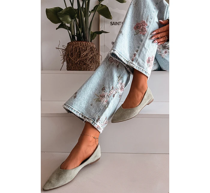 Zelené ekologické baleríny Lelisa Zelené ekologické baleríny Lelisa