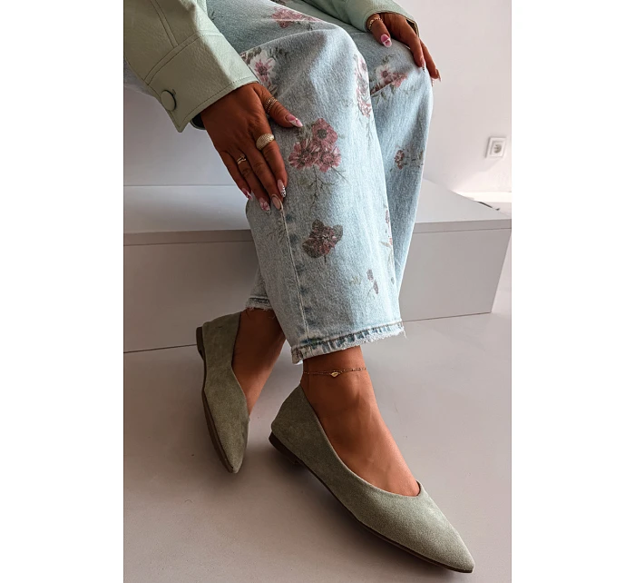 Zelené ekologické baleríny Lelisa Zelené ekologické baleríny Lelisa