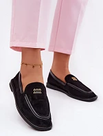 Dámské ploché mokasyny Vinceza Černé