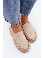 Dámské espadrilles na platformě s pletením Lee Cooper LCW-26-31-4332 béžové Dámské espadrilles na platformě s pletením Lee Cooper LCW-26-31-4332 béžové