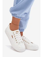 Dámské tenisky s krajkou Lee Cooper LCW-26-02-4060 Bílé Dámské tenisky s krajkou Lee Cooper LCW-26-02-4060 Bílé