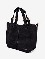 Černá kabelka z imitace semiše Clarette