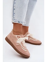 Dámské tenisky s krajkou růžové Ilrene Dámské tenisky s krajkou růžové Ilrene