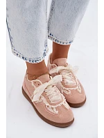 Dámské tenisky s krajkou růžové Ilrene Dámské tenisky s krajkou růžové Ilrene