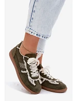 Dámské tenisky s krajkou zelené Ilrene Dámské tenisky s krajkou zelené Ilrene