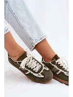 Dámské tenisky s krajkou zelené Ilrene Dámské tenisky s krajkou zelené Ilrene