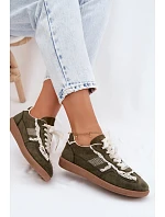 Dámské tenisky s krajkou zelené Ilrene Dámské tenisky s krajkou zelené Ilrene