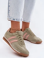 Semišové Sportovní Boty Dámské McArthur MA258W Zelené