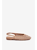 Dámské sandály s pleteným vzorem Camel Selviora